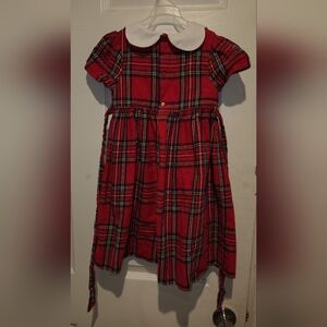 Edgehill Collection Red Plaid Dress